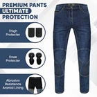 Men's DENIM Motorcycle Casual Pants, Motorcycle Jeans, Motorcycle Pants