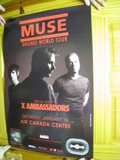 Muse Poster Drones World Tour X Ambassadors Band Shot