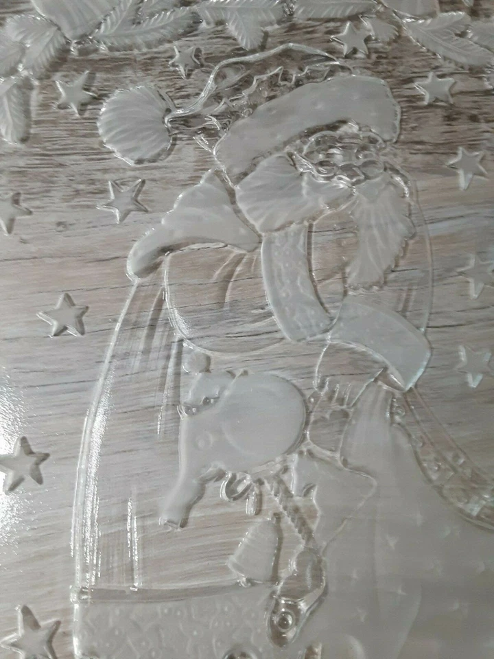 Mikasa Santa 圆形 15 英寸玻璃拼盘带盒 — 第 4/4 张图片