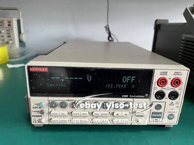Keithley 2400 SourceMeter SMU NIST Calibrated Source Measure Unit 200V 1A 20W -$