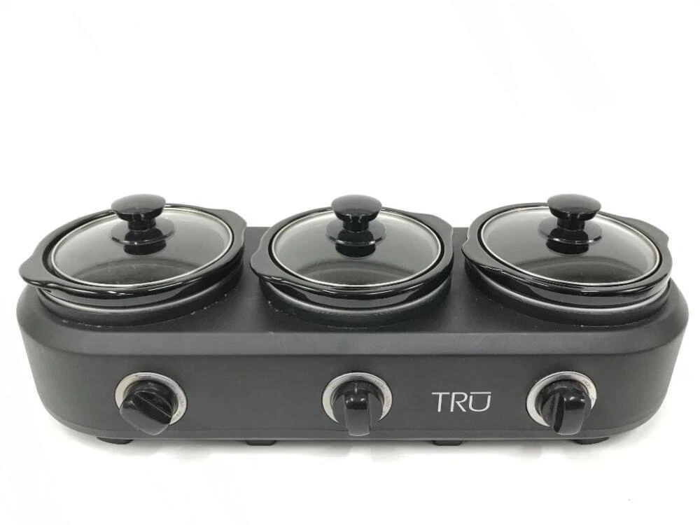 TRU Three Crock Buffet Slow Cooker WAREHOUSE - Bunting Online Auctions