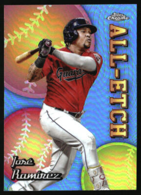 Jose Ramirez 2024 #CAE-17 2024 Topps Chrome Guardians Chrome All Etch