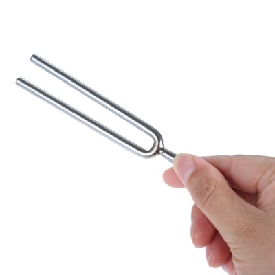 vibrating tongs Tuning Fork 440HZ Vibration, Steel Singing Tone Tuning Set with Silicone  Hammer and Wooden Voice Box for Sound Therapy Yoga main image 1