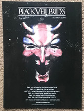 BLACK VEIL BRIDES - TOUR DATES 2013 full page UK magazine ad