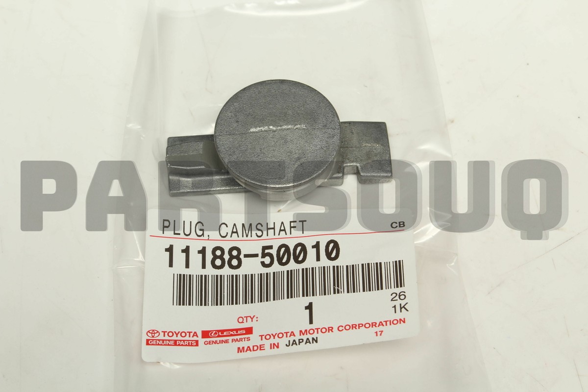 1118850010 Genuine Toyota PLUG, CAMSHAFT HOUSING 11188-50010
