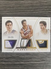 2015 National Treasures Jimmer Fredette Career Trios Patch /25 USA Olympics