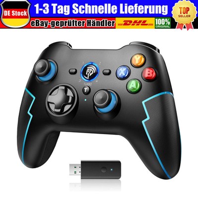 NEU EasySMX Wireless PC Controller Game Controller PC Kabellos Bluetooth Gamepad