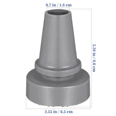 Supregear Crutch Tips (Set Of 2), Rubber Cane Tips 7/8", Anti-Slip Heavy Duty Thickened All Terrain Replacement Foot Pad For Walking Canes & Sticks