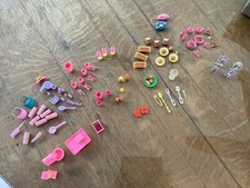 Vintage Barbie home and Kitchen Accessories - over 100 items; read below
