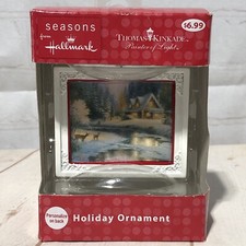 Hallmark 2016 Thomas Kinkade Christmas Ornament Holiday Painter Of Light