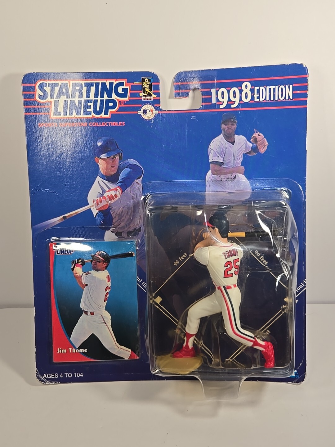 Starting Lineup 1998 Edition Jim Thome Cleveland Indians Figure, Hasbro
