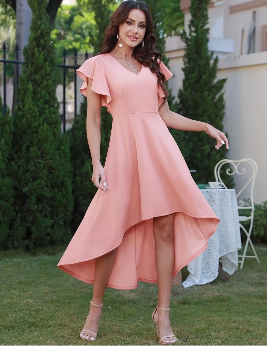 Dresstells Formal Dress for women Wedding Guest party Cocktail Fall Causal  Flare