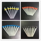 Dental Fiber Post Quartz Glass Screw Thread Straight 1.0mm-1.8mm 65% Fiber Oral