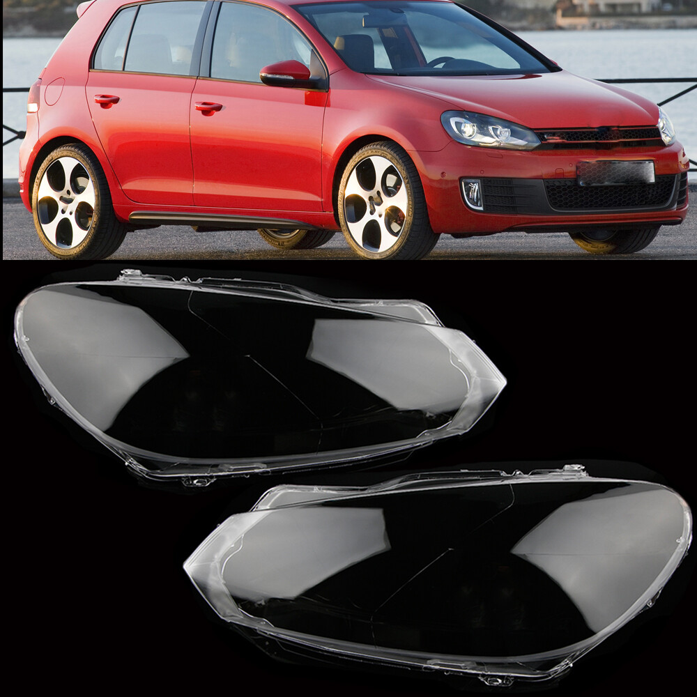 Headlight Headlamp Clear Lens Cover Replace Lenses For VW Golf GTI MK6 20102013 eBay