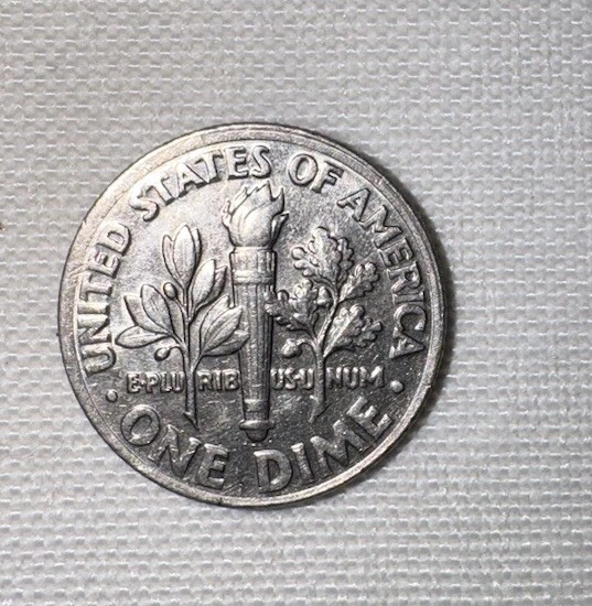 1997 Roosevelt Dime Off Center Dime Wide Rim U. S. Mint Error - Image 4 of 4