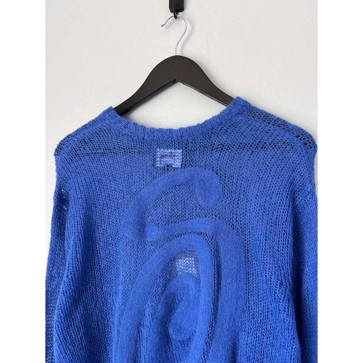 トップス stussy 23ss loose knit sweater Stüssy: Men's S Loose Knit Sweater (Blue) | DSMNY E-SHOP