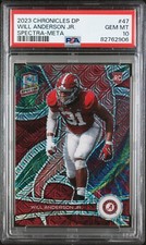 2023 Chronicles DP Will Anderson Jr. RC Spectra Meta 47/49 PSA 10 