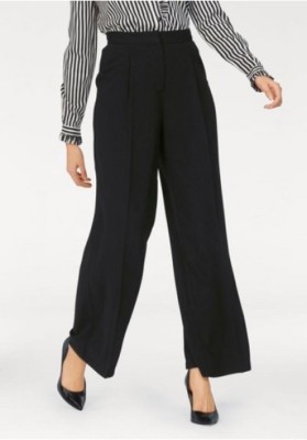 Vero Moda Hose Wide Leg Gr.36-42 NEU High Weist Damen Weit Schwarz Palazzohose