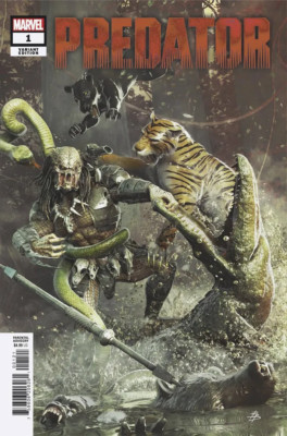 Predator #1 Band 2 - Bjorn Barends Variantenabdeckung - Marvel 2023 - Tasche & Brett