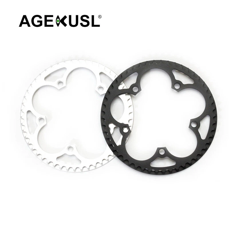 Bike Chainring Chainwheel 130 BCD 50T Alloy Guard Single Speed For Brompton - Image 4 of 4