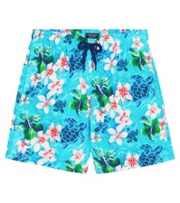 Vilebrequin Boys Kids Turtle Print Swim Trunks Size 6