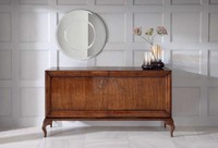 Braunes Sideboard Kommode SchräNke Kommoden Holz Luxus Wohnzimmer MöBel Schrank