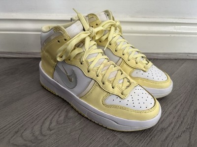 Nike Dunk High Up Rebel Lemon Yellow Damen Sneaker DH3718-105 Gr. UK 5 sehr guter Zustand