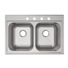 Elkay Parkway 33" Drop-in Single Bowl 20-Gauge Stainless Steel Kitchen Sink Only