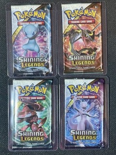 EMPTY!! 2017 POKÉMON SUN & MOON SHINING LEGENDS ART SET PACK ART