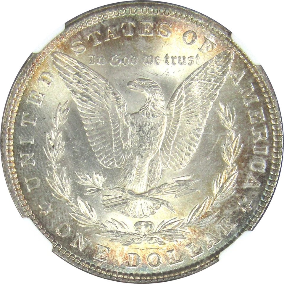 1882 Morgan Dollar MS 63 NGC Silver $1 Uncirculated Coin SKU:I15926 - Image 4 of 4