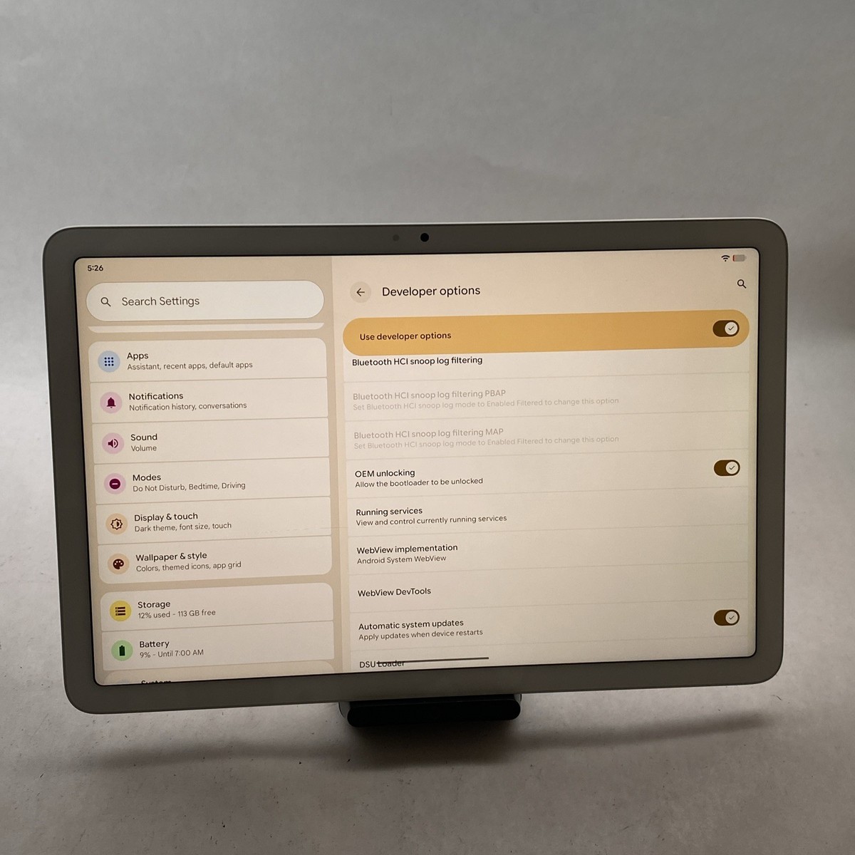 Google Pixel Tablet 11