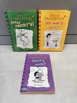 Buch Gregs Tagebuch Sammlung Band 3 4 5  Jeff Kinney Kinderbuch