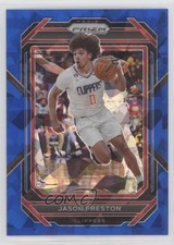 2022-23 Panini Prizm Blue Ice Prizm 121/125 Jason Preston #119 10kw