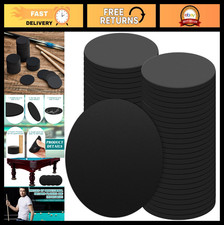 50 Pcs Rubber Pool Table Leg Shims 3" Non-Slip Leveler Pads, Stackable Furniture