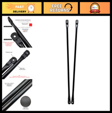 35  Garden Swing Replacement Bars - Matte Black Metal Round Rods for Swing Seat