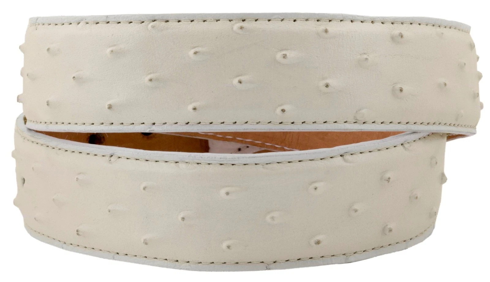 OFF WHITE Abito uomo cintura rodeo cowboy stampa struzzo pelle bianco sporco fattoria taglia 34 38