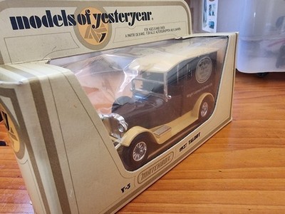 Vintage Matchbox Models of Yesteryear Y-5 1927 Talbot Van Wrights Soap BOXED