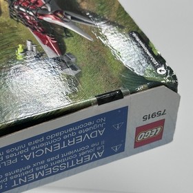 2015 LEGO JURASSIC WORLD PTERANODON CAPTURE SET 75915 RETIRED DAMAGED BOX