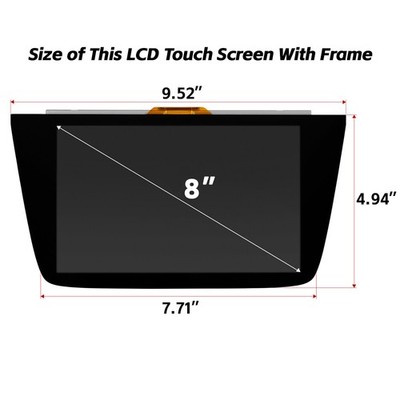 LQ080Y5DZ06 LQ080Y5DZ10 FÜR Opel Astra K Touchscreen LCD Display LQ080Y5DZ06 LQ080Y5DZ10 FÜR Opel Astra K Touchscreen LCD Display