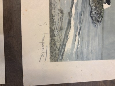 Two Georges Laporte Signed And Numbered Prints. The Images Are 18