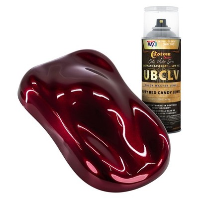 CMJ Color Master Jewel Automotive Paint - Ruby Red Candy Jewel - Spray Can