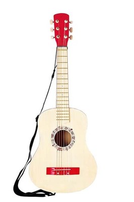 Hape E0325 Red Children s Guitar