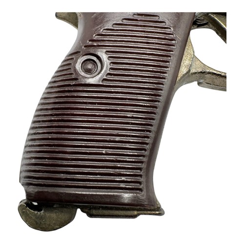Zylmex Diecast Working Vintage Old 60s - 70s Toy Cap Gun P-38 Hong Kong No 1120 - Picture 6 of 17