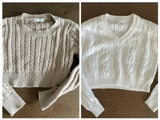 Crop Top Pullover 2x , Gr.146