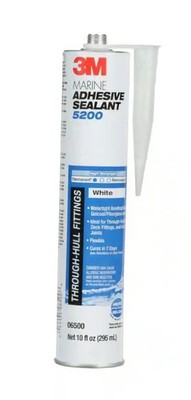 3M Marine Adhesive Sealant 5200, White, 295 mL / 10oz   3 Cartridges
