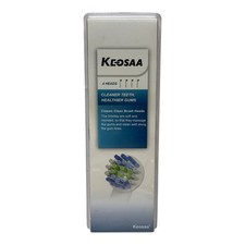 Keosaa Classic Clean Brush Heads 4 Pack Replacement Soft Bristles Oral Care