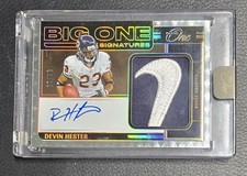 2024 Panini One Football Devin Hester Big One Signatures /10 Nike Swoosh #226