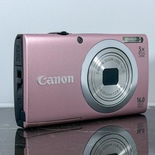 Canon PowerShot A2400 IS 16.0MP Digital Camera Pink Good Condition