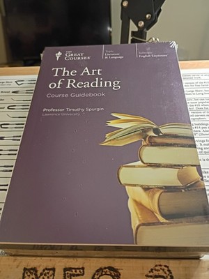 The Great Courses: Art of Reading - 12 Audio CDs and Course Guidebook NEW Sealed