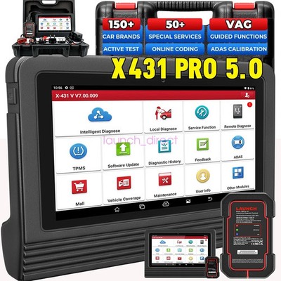 LAUNCH X431 Pro V5.0 PROS Elite Bidirectional Car Diagnostic Scanner ECU Coding